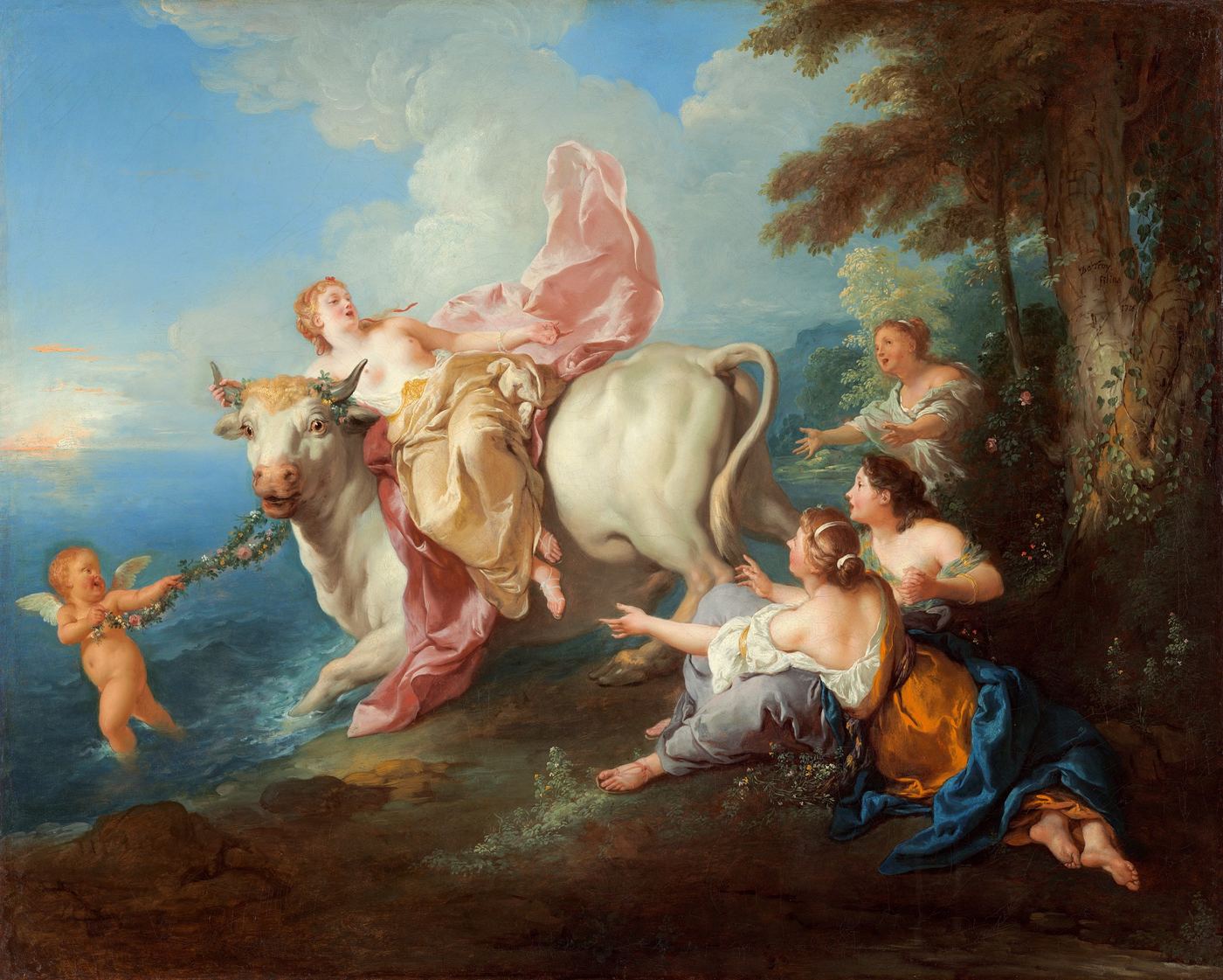 Abduction of Europa and Birth of Minos