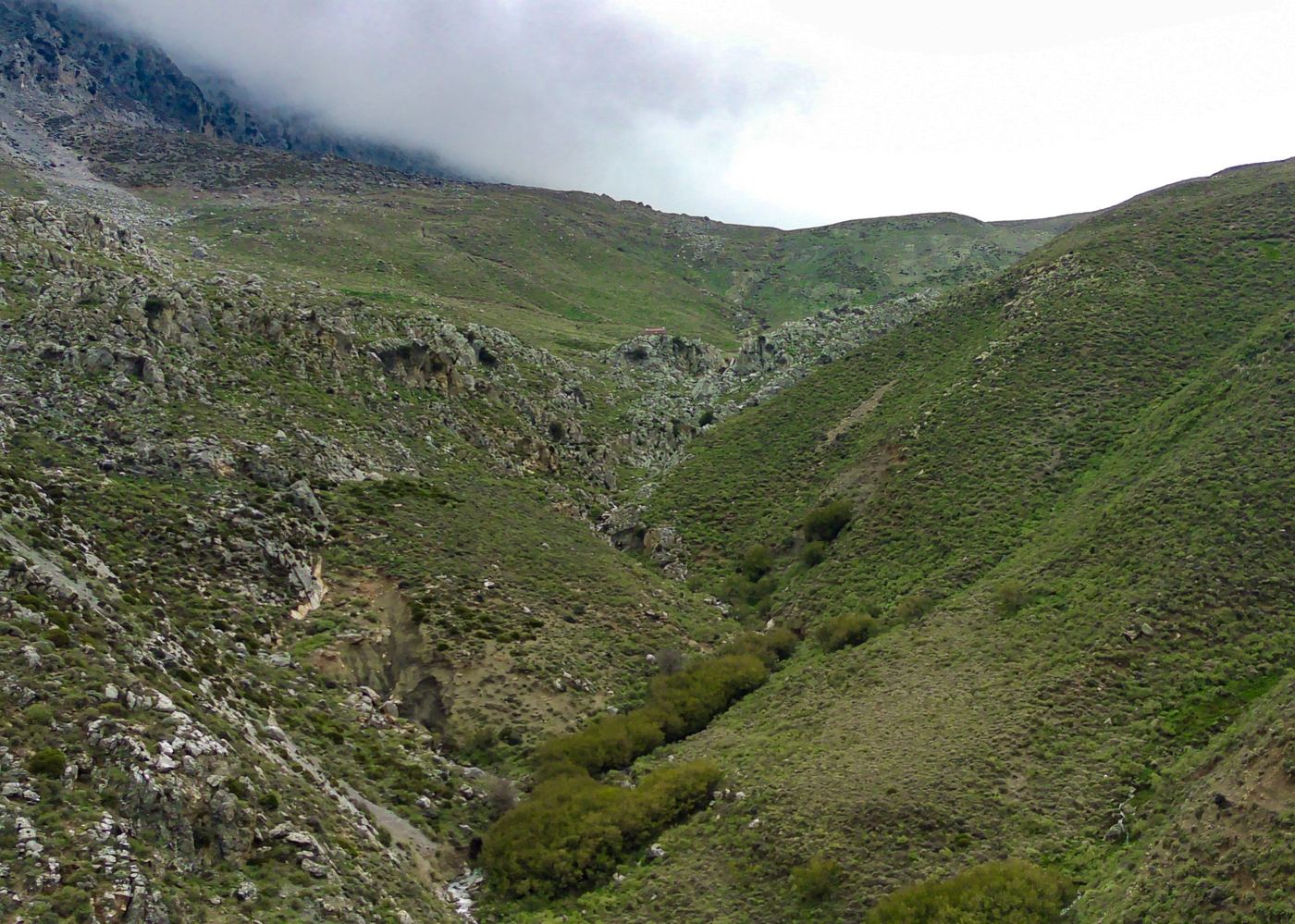 Agia Kiriaki waterfalls at Amourgella