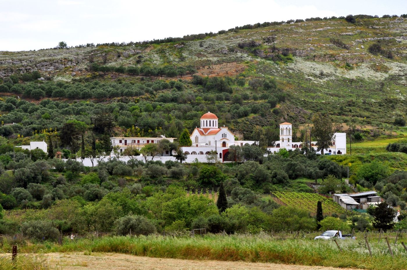 Agia Marina monastery by Voni