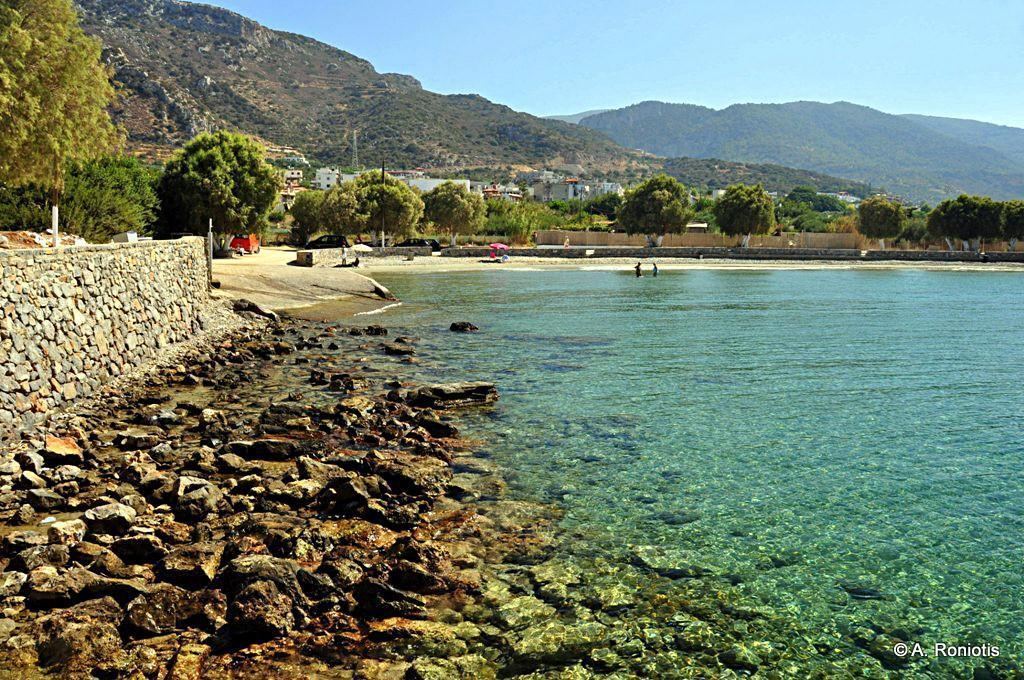 Agios Panteleimon beach at Istron