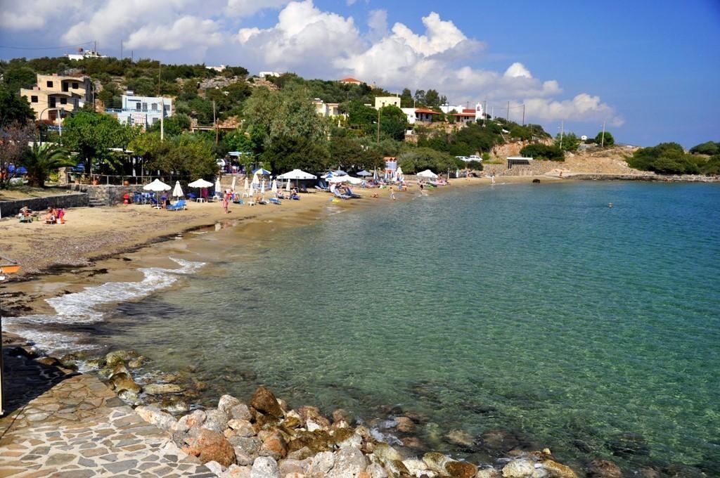 Ammoudara beach in Agios Nikolaos